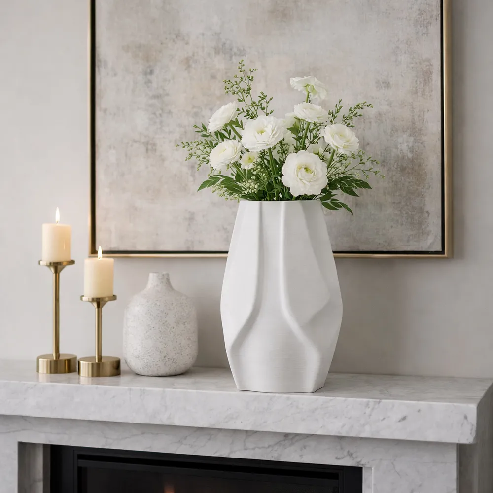 GARTONLEY IVORY VASE 15 (IN)