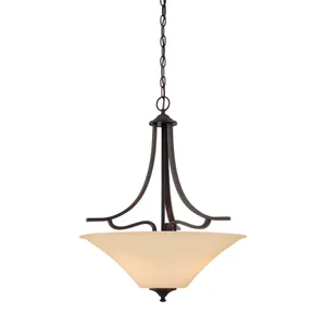 Treme 20'' Wide 3-Light Pendant - Espresso 1
