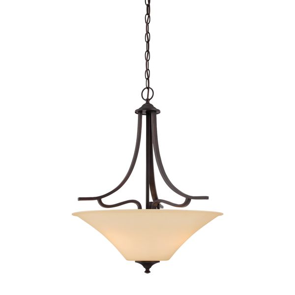 Treme 20'' Wide 3-Light Pendant - Espresso
