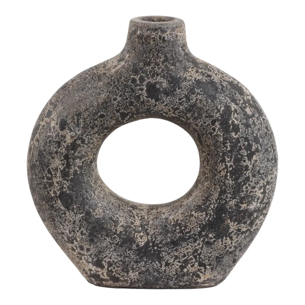 COVEDALE BLACK VASE 11 (IN)