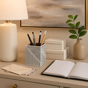 CHLOEBURN BLACK PENCIL CUP 4 (IN) 12