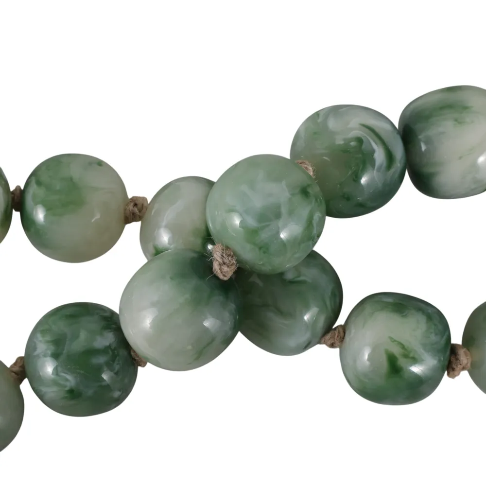 ROSSROSE GREEN BEAD 1 (IN)