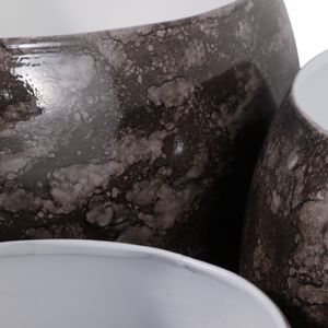 JAKEWICK SET OF 3 BROWN PLANTER 11 (IN) 7
