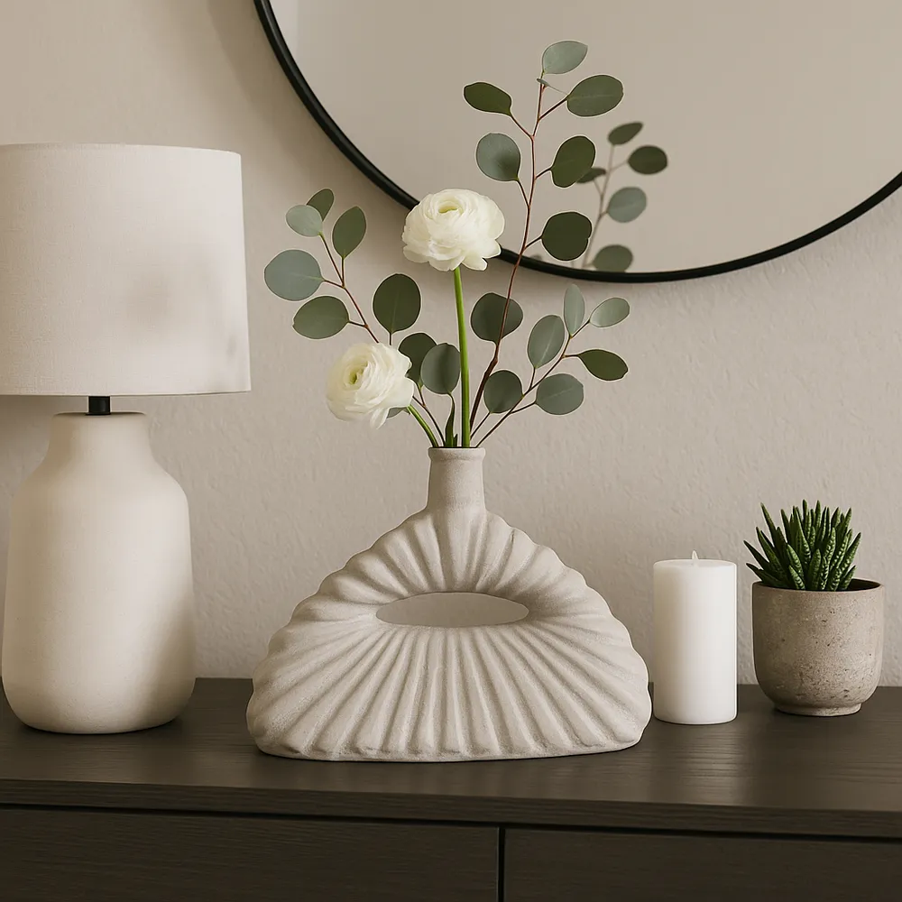 FALLONBURN IVORY VASE 12 (IN)