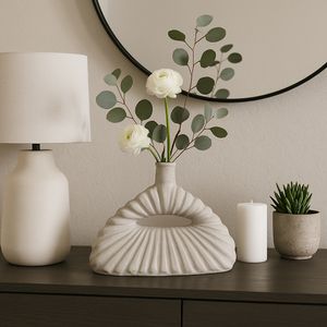 FALLONBURN IVORY VASE 12 (IN) 12
