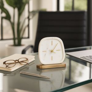 RUBYWIND WHITE CLOCK 7 (IN) 11