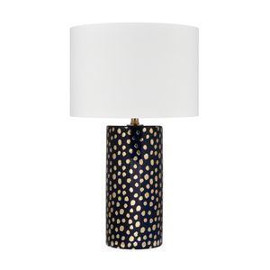 Signe 26'' High 1-Light Table Lamp - Navy 2