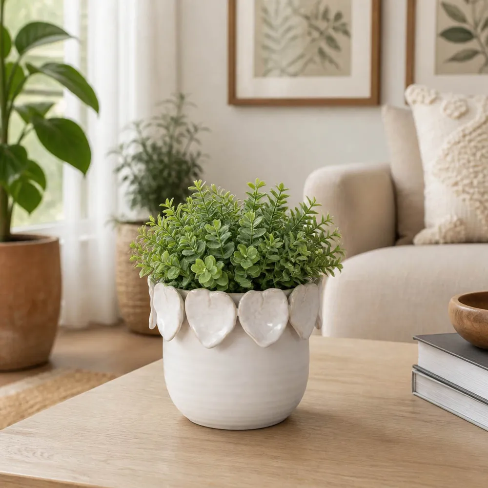 SLATERCLIFF IVORY PLANTER 6 (IN)