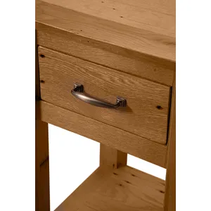 Heritage Oak One Drawer Nightstand 9