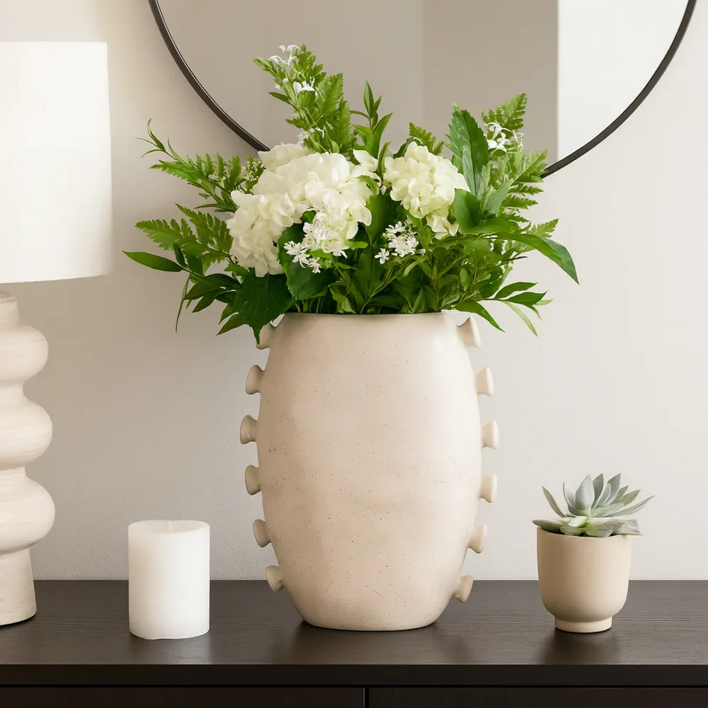 CRANEHOLM IVORY VASE 12 (IN)
