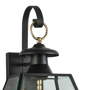 Olde Colony 27'' High 3-Light Outdoor Sconce - Black 3