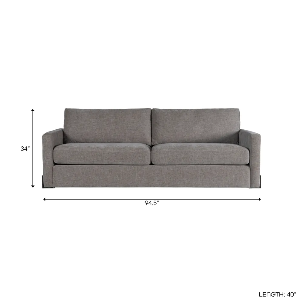 ERINWAY BROWN SOFA 95 (IN)