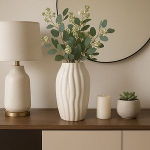 LINTONHAM IVORY VASE 14 (IN) 12