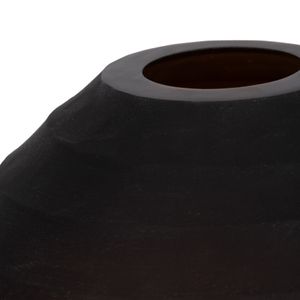 HAYFORDWIND BROWN GLASS VASE 10 (IN) 5