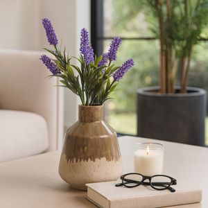 SAGEWELL BROWN VASE 9 (IN) 11