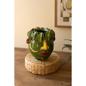 Ceramic Starfruit Head Planter 1