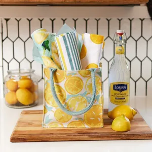 Lemon Slices Reusable Itsy Bitsy Gift Bag 3