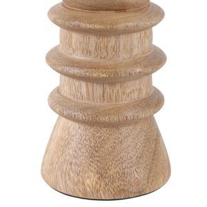BREEVIEW TAN CANDLE HOLDER 6 (IN) 6