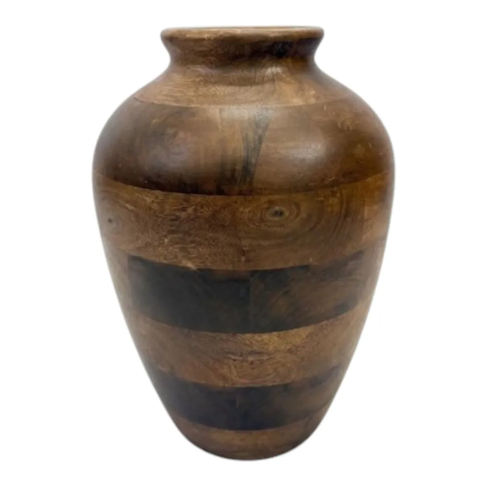 BELDENOAK BROWN VASE 11 (IN)