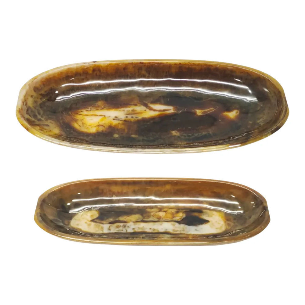 ROLANDWIND SET OF 2 BROWN BOWLS 2 (IN)