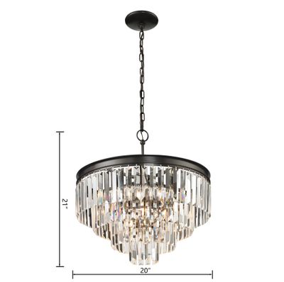 Palacial 20'' Wide 5-Light Chandelier - Oil Rubbed Bronze