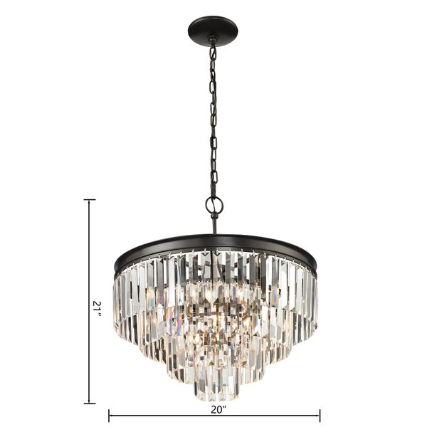 Palacial 20'' Wide 5-Light Chandelier - Oil Rubbed Bronze