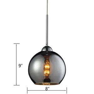 Cassandra 8'' Wide 1-Light Mini Pendant - Polished Chrome 2