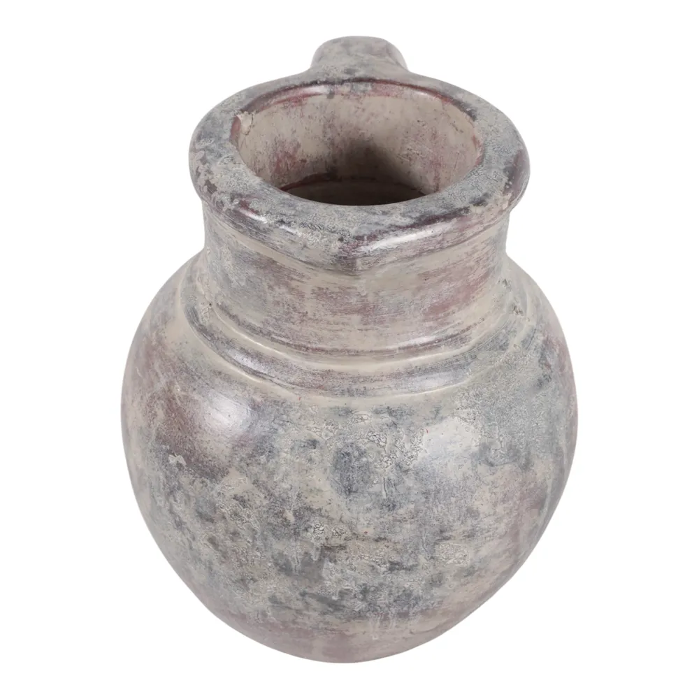 SHERMANGROVE GRAY VASE 9 (IN)