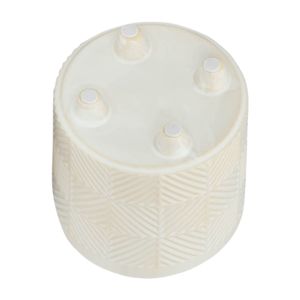 EMMETLAKE SET OF 2 WHITE PLANTER 8 (IN) 6