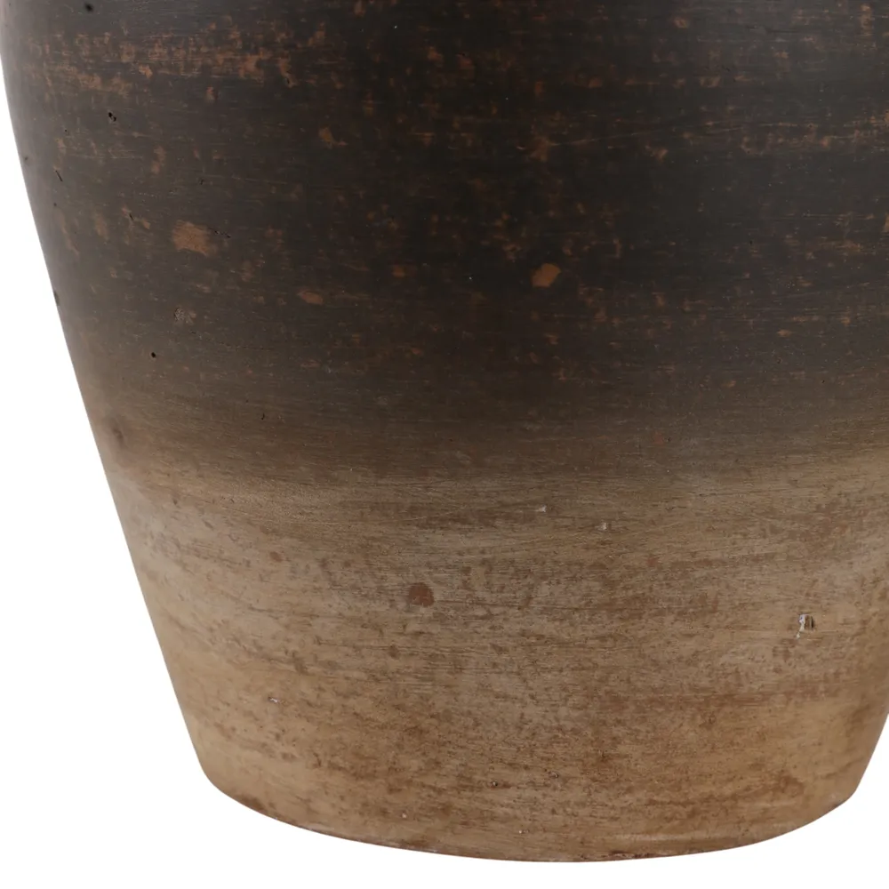 HAWLEYWORTH BROWN VASE 11 (IN)