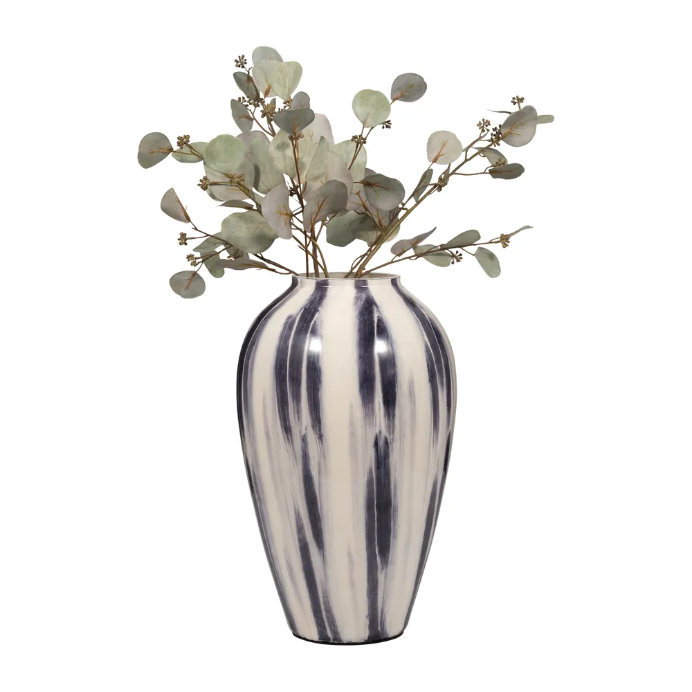 ARLOVIEW BLUE GLASS VASE 17 (IN)