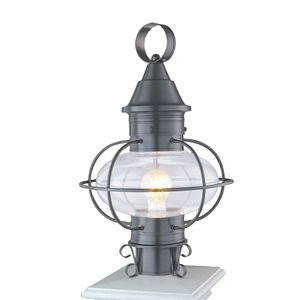 Classic 18.75'' High 1-Light Outdoor Post Light - Gun Metal 1