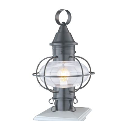 Classic 18.75″ High 1-Light Outdoor Post Light - Gun Metal