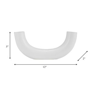 ATLASVALE WHITE VASE 5 (IN) 9