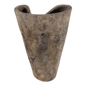 RUSHBROOK BROWN VASE 18 (IN) 6