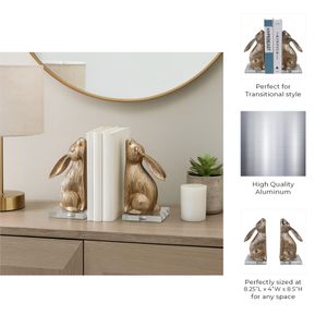 GARRETTSHAW SET OF 2 GOLD DECOR 9 (IN) 9