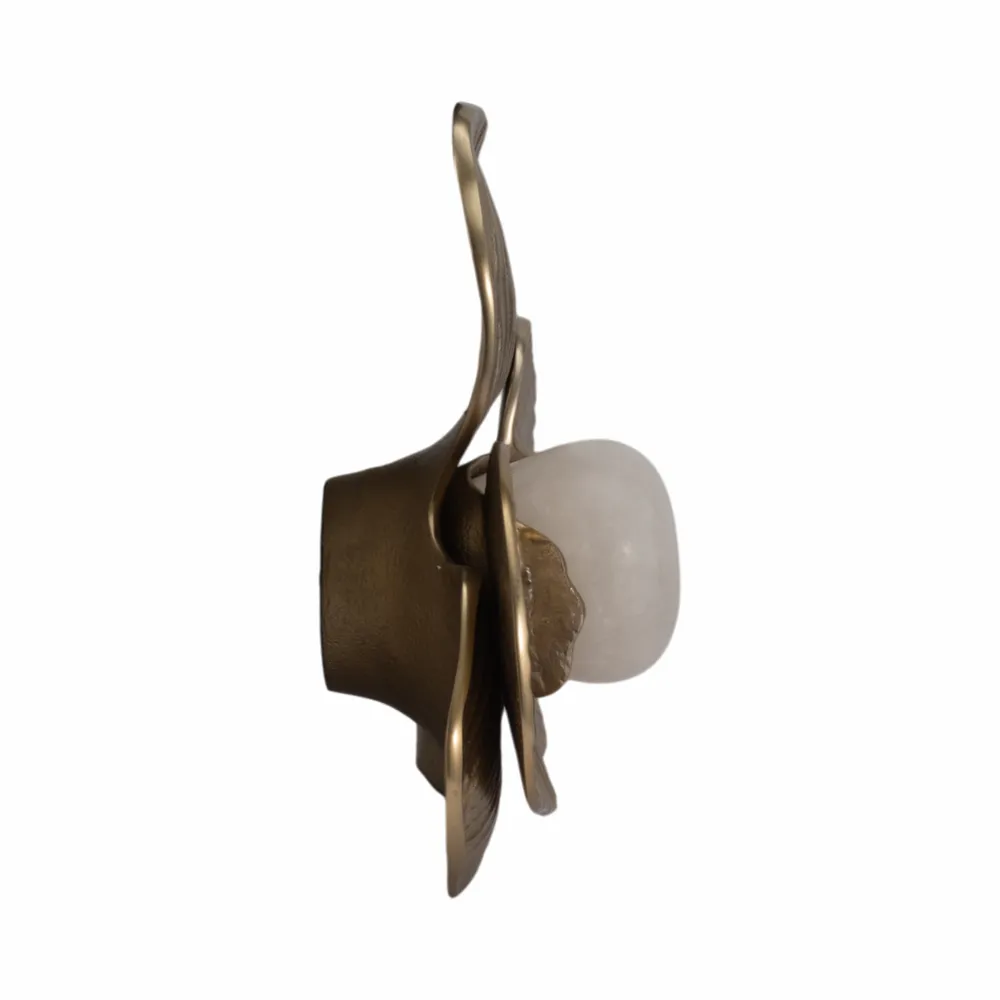 ARLOCREST SET OF 3 GOLD WALL FLOWERS 7 (IN)