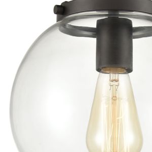 Bernice 9'' Wide 1-Light Semi Flush Mount - Oil Rubbed Bronze 2