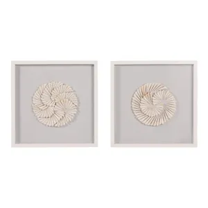 NILEWICK SET OF 2 IVORY ART 20 (IN) 1