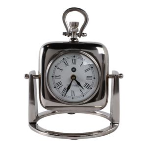 HARPERWICK SILVER CLOCK 9 (IN) 1