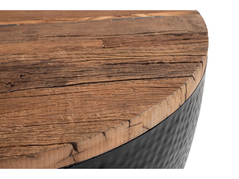 Duskan Storage Coffee Table Natural & Black 6