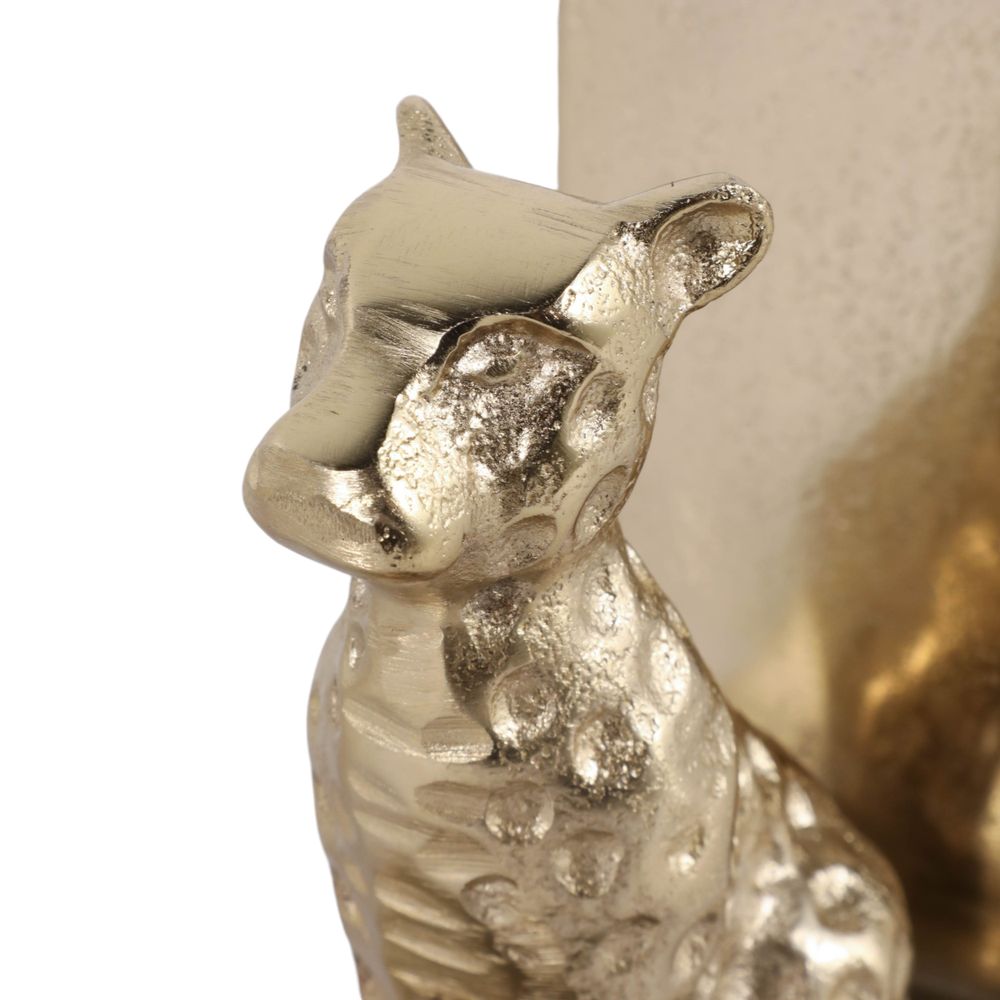 HAXTONFIELD SET OF 2 GOLD BOOKENDS 7 (IN)