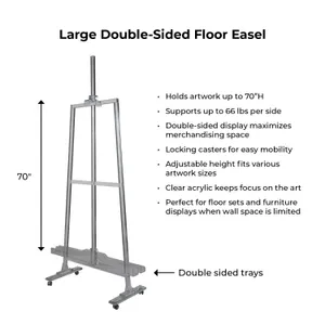 HAMPTONGROVE CLEAR ART EASEL 91 (IN) 5
