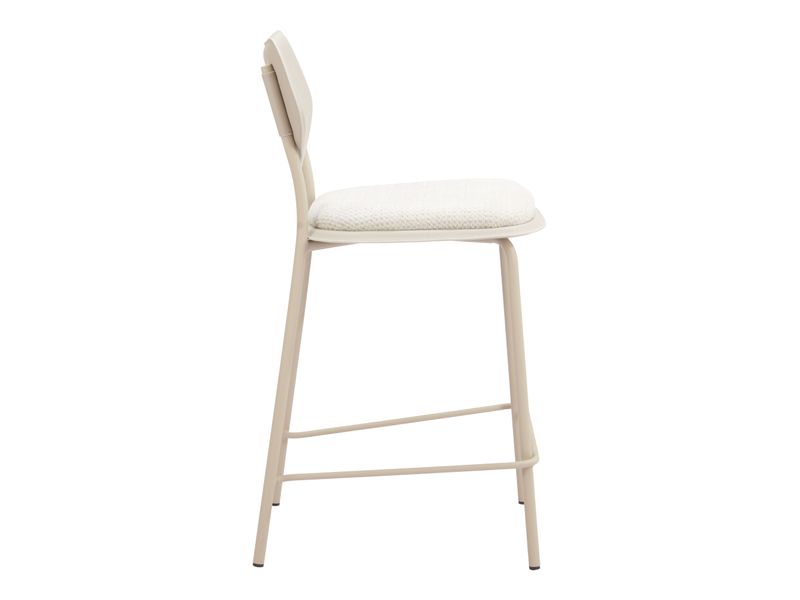 Zeal Counter Stool Light Gray & Beige 3