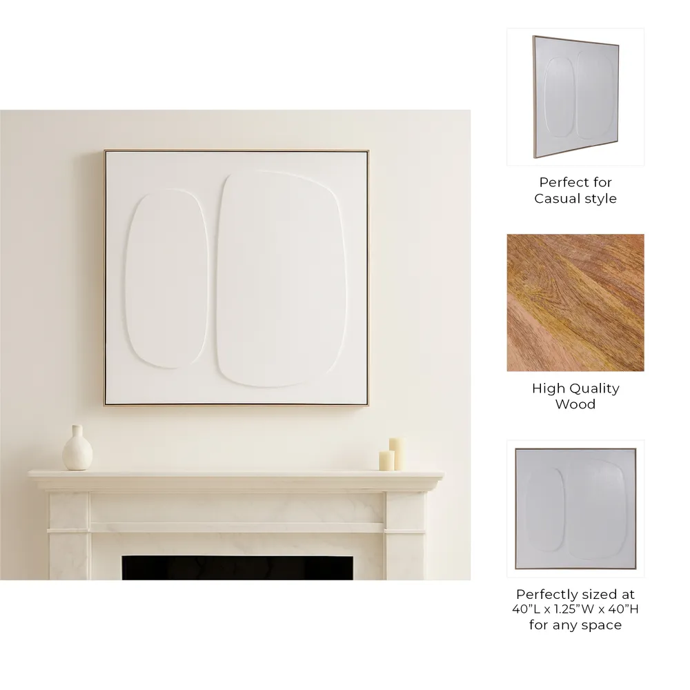 HAMPTON WHITE ART 40 (IN)