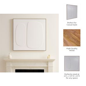 HAMPTON WHITE ART 40 (IN) 9