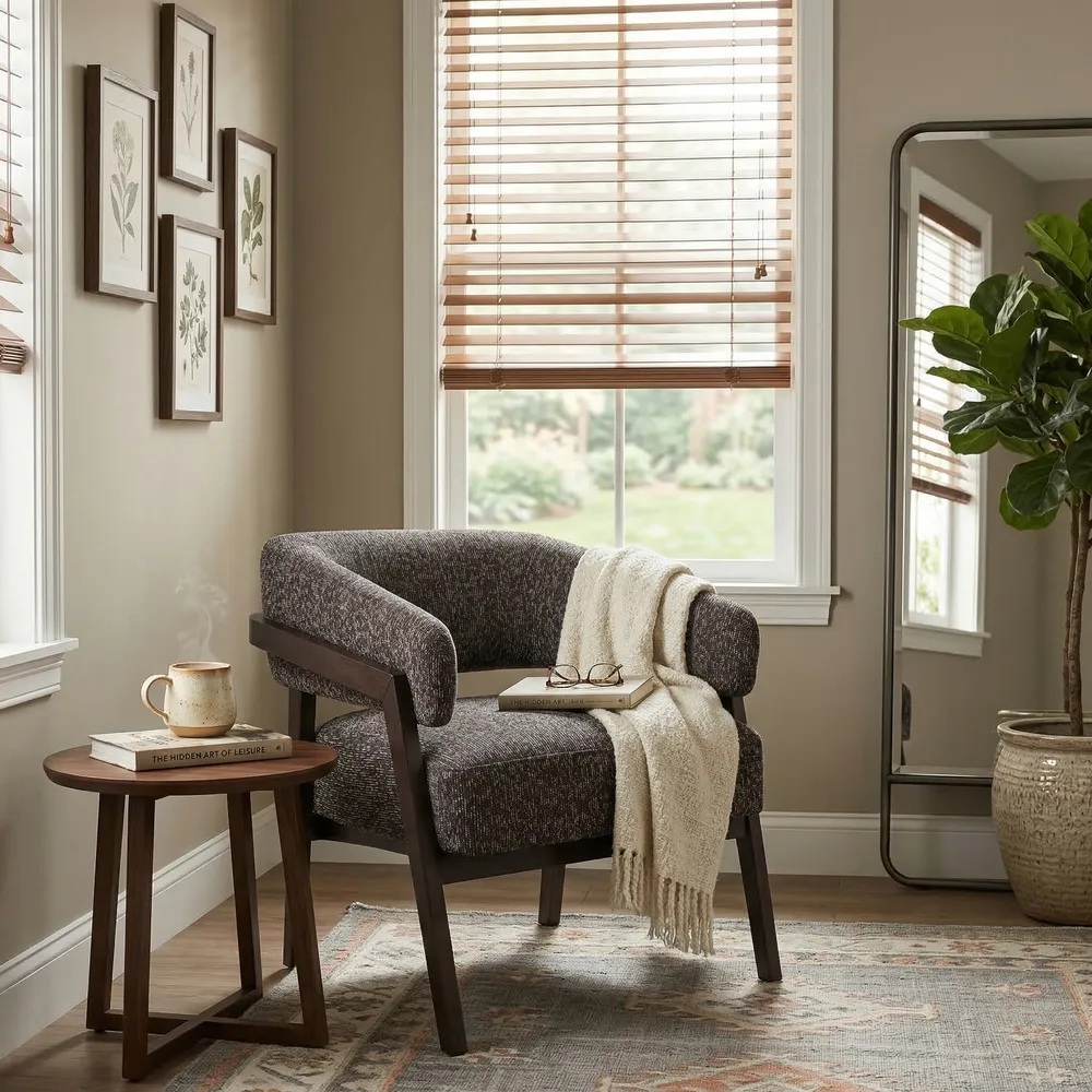 HEYDONWAY BROWN CHAIR 31 (IN)