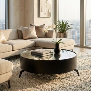 HOLLYMILL BLACK COFFEE TABLE 16 (IN) 11