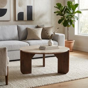 RHEAWAY TAN COFFEE TABLE 17 (IN) 2