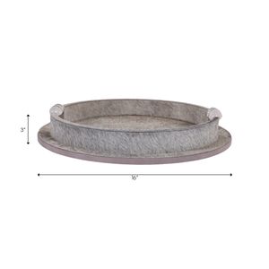 FINCHOAK GRAY TRAY 3 (IN) 10